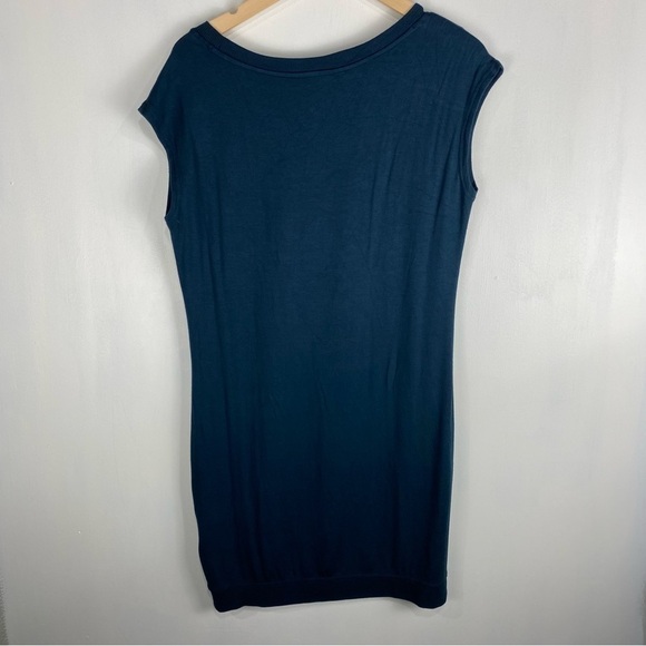 Athleta Super Soft Spandex Athleisure Sleeveless Mini Dress Turquoise Size Small - Picture 5 of 5